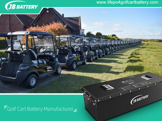 Lithium LifePO4 48V 100Ah golfkar batterij