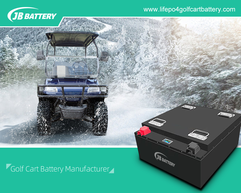 48v 100ah lithium ion roj teeb rau golf laub